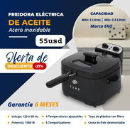 Freidora electrica de aceite de acero inoxidable.... - Img 55103500