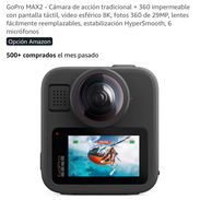 Go pro Max 2 Cámara de acción + 360 nueva en caja y accesorios - Img 57386528