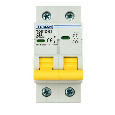 Breaker TOMZN DC de 32 Amph ( corriente directa ) - 3/3