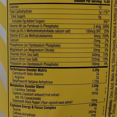 C4 Sport Ripped 5th Gen Formula, 20 Servicios, Sabor Cherry (VEDADO) - 2/2