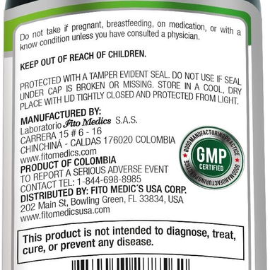 Raíz de Jengibre 6000mg (FITO MEDIC'S · 200 cápsulas) - 8/8