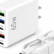 Cargador Rápido 65W Multipuerto + Cable USB-C - Prueba REAUTO - Img 57701236
