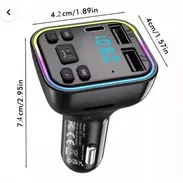 Adaptador Audio Bluetooth FM Auto - Img 52165499