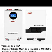 Kit solar de 3 kw. Inversor de 3 kw+ Batería de 7 kw+ 4 paneles de 580w. yoarley 💯 - Img 55994466