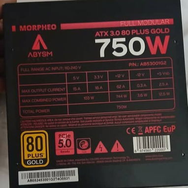 Fuente 750w 62A 80 + gold - Img 121632442