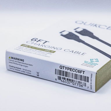 Quikcell Cable USB-C a USB-C Carga Rápida Trenzado 6FT - Img 117735356