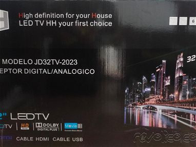 TV H&H 32" con cajita interna. Oferta Flash ⚡250usd con transporte incluido - Img main-image-45652114