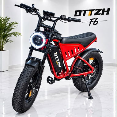 *BICICLETA ELÉCTRICA DTTZH F6* - 2/4