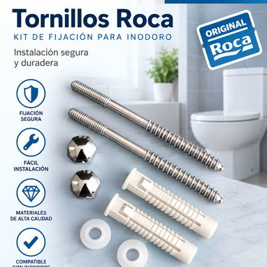 Tornillos, tapa Debba, toallero múltiples, Herrajes Roca, Bañadera Roca - 2/5