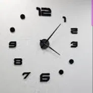 Reloj de pared 3d efecto espejo 120 cm de diámetro color 25 USD - Img 57581404