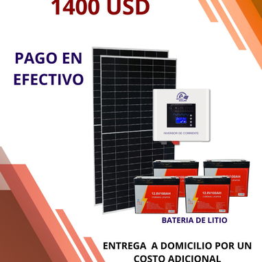 💥 Llegaron los KITS SOLARES 1.5KW CON BATERÍAS DE LITIO 💥 - Img 119039214
