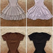 Vestidos cortos de doble vuelo - Img 57621731