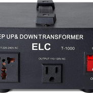 ELC T Series 1000+ Watt Voltage Converter Transformer - Step Up/Down - 110v to 220v / 220v to 110v Power Converter. - Img 55006045