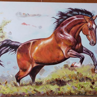 Se realizan cuadros decorativos ,retratos por encargo en oleo sobre lienzo - Img 121138470
