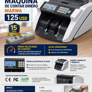 MAQUINA DE CONTAR DINERO MARWA NUEVAS EN CAJA!!! - Img 52007793