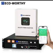 Vendo Kit de 5 con 5 kwh de respaldo  eco worthy - Img 57776309