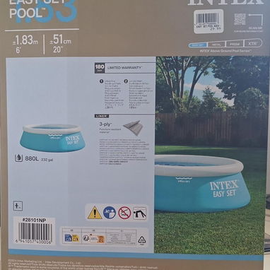 Piscina Inflable Intex Easy Set 183x51 cm (880 Litros) - Nueva en caja - Img 125525275
