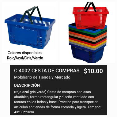 Estantes metalicos simples y dobles, góndolas, cestas y carritos de compra, mueble de caja, mostrador en forma de L, bac - 4/9