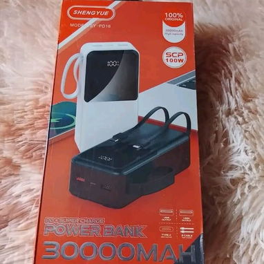 Powerbank nuevos sellados originales de 30 000 mha no se kede sin carga en lámpara celulares ventiladores etc - 2/5
