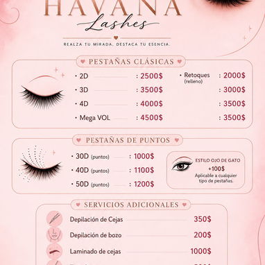 ✨ HAVANA LASHES ✨ Donde una mirada bonita no pasa desapercibida… se recuerda. - Img 121713231