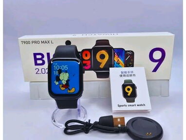 Relojes inteligentes T9 pro max nuevos en su caja 📦 colores negros - Img 63213971