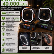 🌟Ventilador Recargable F22 de 40,000 mAh nuevos en su caja! 📦 - Img 57065533
