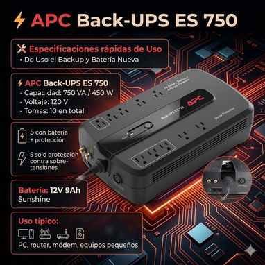 BACKUP NEXTEK 1500VA — 💲250 USD MENSAJERIA INCLUIDA - Img 121412631