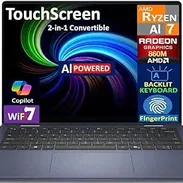 ⭕Sellada⭕ Laptop Dell+ 2in1 360° Tactil✅ Ryzen AI 5 340, Radeon 840M, 14" 2k, 16GB, 512 M.2, Copilot+, 19H, Wifi 7 😱 - Img 55799389