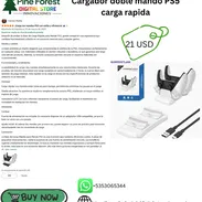 *Cargador doble para PS5 carga rapida - Img 56662560