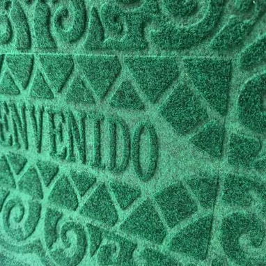 Alfombra Decorativa de Entrada "Bienvenido" – 40 × 60 cm  💲Precio: 9 USD  Dale un toque acogedor y elegante a la entrad - 3/6