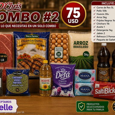 ¡PAGA AQUÍ EN LA HABANA! 🇨🇺 Combos de Comida D'Chris sin vueltas ni esperas - 2/4