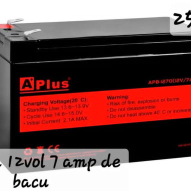 12vol 7 amp baterias de baku - Img 123026382