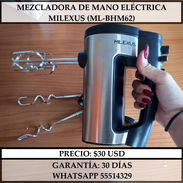 MEZCLADORA DE MANO ELÉCTRICA MILEXUS (ML-BHM62), ENTREGA DE FACTURA. VARIEDAD DE ELECTRODOMÉSTICOS, TECNOLOGÍA, ETC - Img 53179923