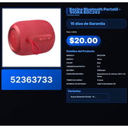 Bocina Bluetooth Portatil - 1HORA BOC243 . - Img 57512104