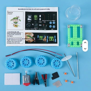 Coche de Ciencia DIY Alimentado por Agua Salada - Proyecto Escolar Interactivo para Niños | F... | videojuegoshabana.com - Img 123157745