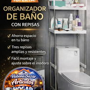Organizador de baño con repisas - Img 55883805