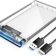 Caja de disco duro externo de 2.5 pulgadas USB 3.0 a SATA III  51748612  $20 usd - Img 43864558