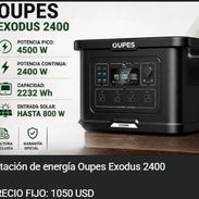 Estaciones de Energia Marca OUPES y Oukitel P0934-AV005 - Img 57971426