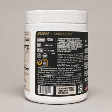 ⚡ RAW Essential Pre-Workout – Hard To Kill (20 Servicios) - 4/5