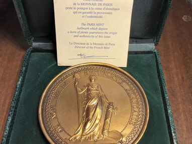 Medallón conmemorativo sello de la primera República Francesa - Img main-image