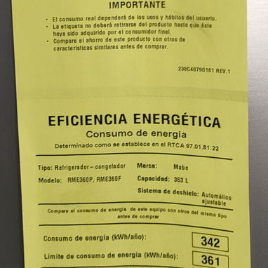 Refrigerador Mabe color gris - 2/2