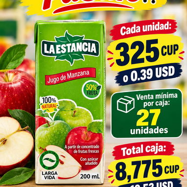 Papas prefritas Maestro 1kg, Papas Fritas TOTAS 130g, Jugos La Estancia 200ml - 3/4