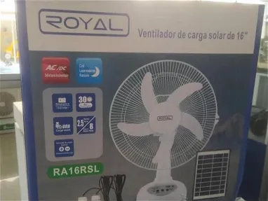 Ventilador recargable marca Royal - Img main-image
