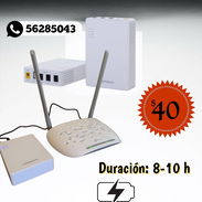 Mini UPS para ROUTER ( 8-10 h duración en APAGÓN ) - Img main-image-54202605