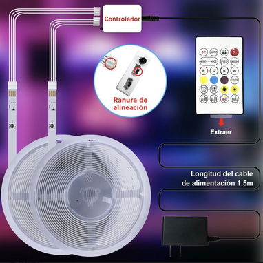 Tirad Led de 30 metros Rgb Bluetooth(2x15).Nuevas en Caja - Img 99624150