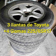 TODOx200usd - 3 llantas+4 gomas de Toyota RAV4 225/65R17 M+S - Img 53951230