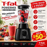 Batidora Vaso de Vidrio 1.75L 8 Velocidades 550W T-Fal - Img 58069381