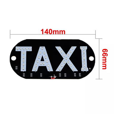SEÑALIZACIÓN DE TAXI, CON VENTOSAS PARA INTERIOR DE PARABRISAS. - 2/4