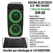 Bocina Bluetooth 6.5" - Img 56595893