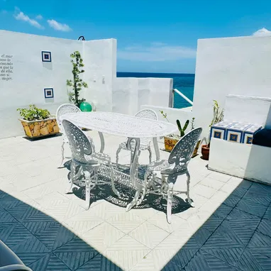 🏤⚡️🌊Casa de renta con piscina frente al mar con paneles solares en Santa Fe, municipio Playa. Para grupos o parejas - 6/10
